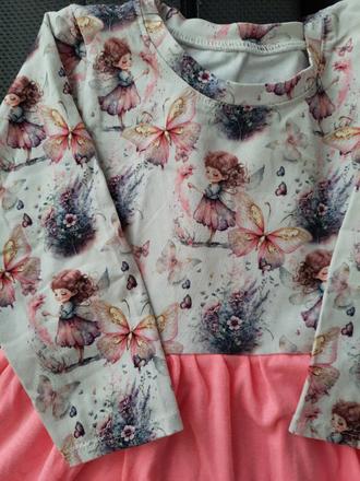 Hand made šaty + korunka, 110