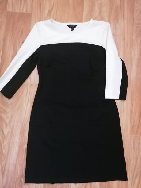 Krásne čiernobiele šaty lipsy veľ. 38, lipsy london,38