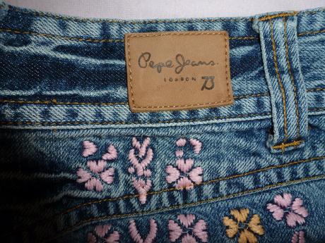 Riflova sukna, pepe jeans,xs