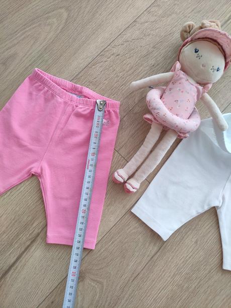 2x krátke legíny pre bábätko, veľ. 67, mayoral,68