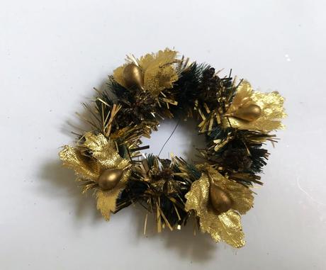 Ozdoba na vianočné sviečky 2 ks,