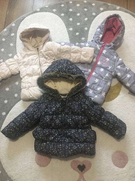 Zimné bundy 3kusy, 80