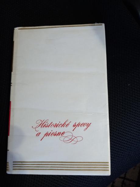 Kniha historické spevy  a piesne, 