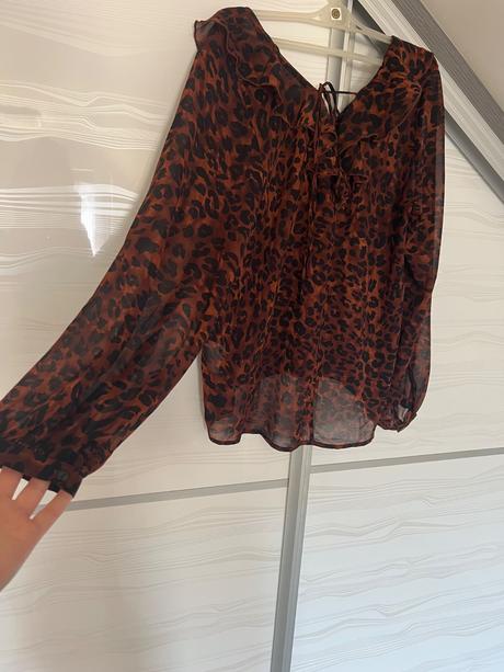 Leopardia / tigrovaná bluzka, amisu,m