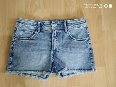 Riflové kraťasy, h&m,158