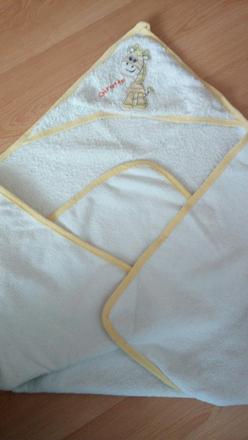 Osuška s kapucňou pre bábätká, 