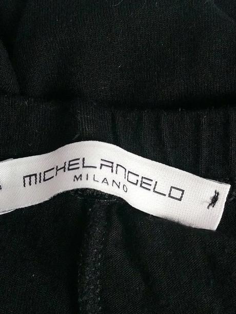 Dámske čierne elastické legíny, michelangelo italy, l