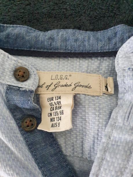 Košeľa bavlnená, h&m,140
