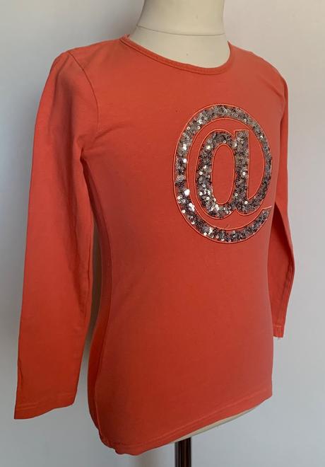 Tričko s dlhým rukávom a aplikáciou, 122