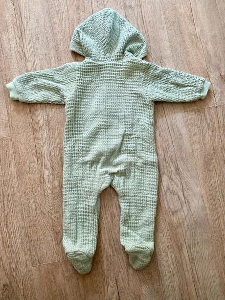 Mušelínový overal s kapucňou veľ. 80, new baby,80