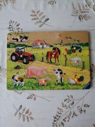 Vkladačka farma ravensburger,