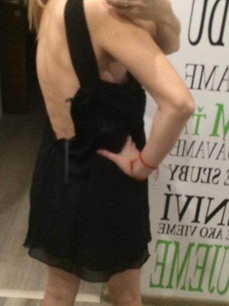 Cierne sexi kosticove satocky xs, h&m,xs