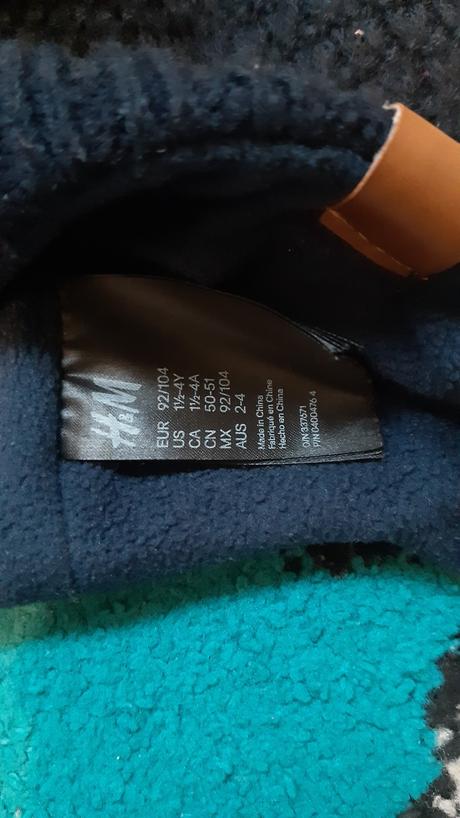 H&m podsita zimná ciapka, h&m,92