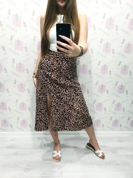 Leo sukňa s rozparkom s, s
