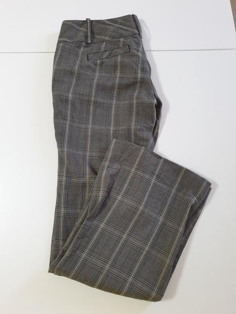 Kockované elegantné nohavice, 34