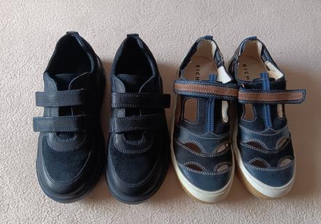 Nové kožené topánky chlapec veľ. 33, 33