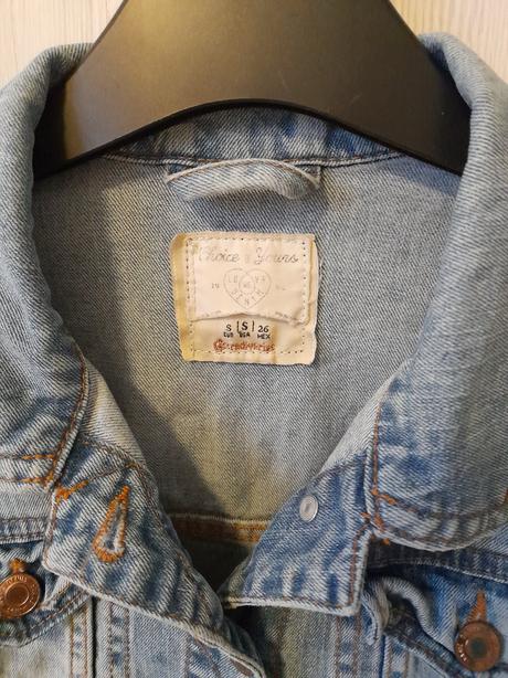 Riflová bunda, stradivarius,s