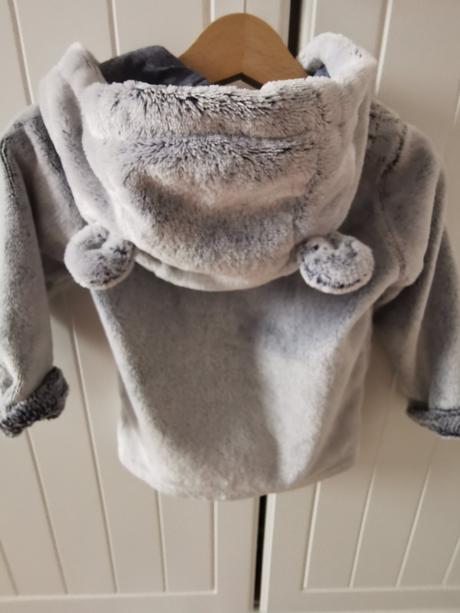 Teplá mikina s kapucňou, f&f,80