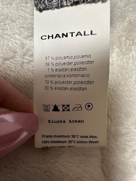 Čiernosivá blúzka zn. chantall, chantall,l / m