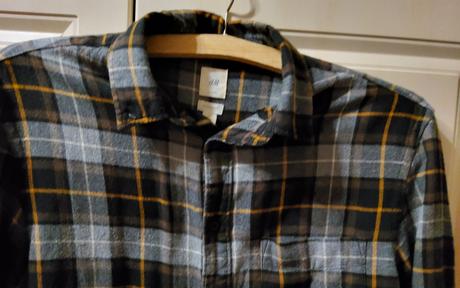 Flanelova košeľa, h&m,m