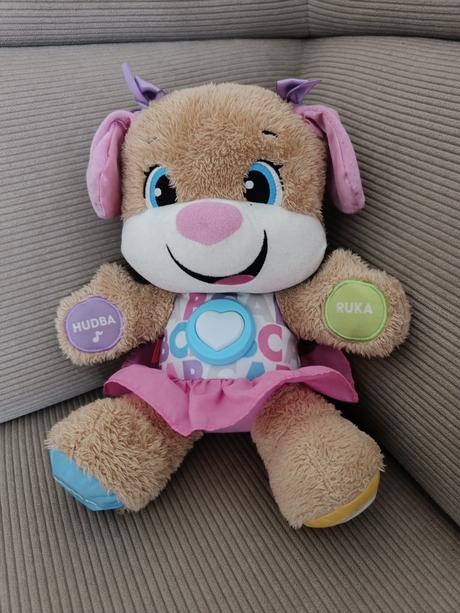 Cz fisher-price hovoriaci psík v češtine,