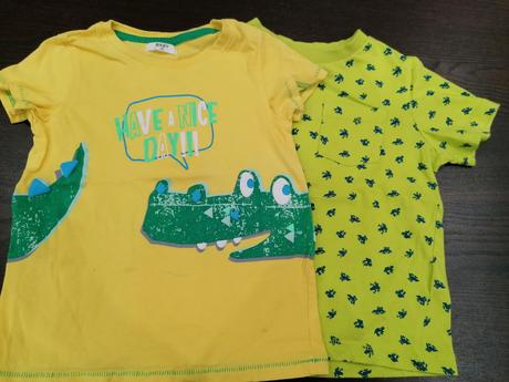 Žlto zelenkave tričká, f&f,98