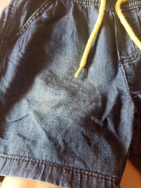 Detské riflové šortky, lupilu,86