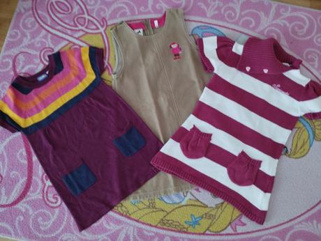 3 x šaty, palomino,110