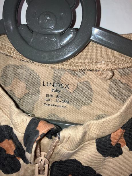 Leopardie pyžamo - overal, lindex,86