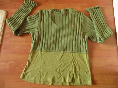 Pulover so zaujimavým vzhľadom - vel. m/l, m