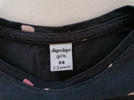 Šaty/tunika so srdiečkami, dopodopo,98