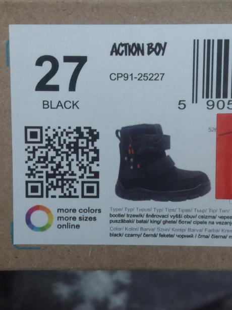 Chlapčenské nepremokavé blikajúce topánky, 27