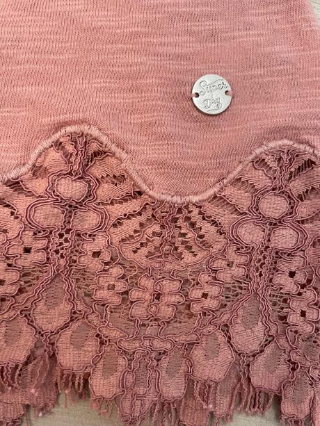 Tričko s čipkou superdry, superdry,38 / 40 / l / m