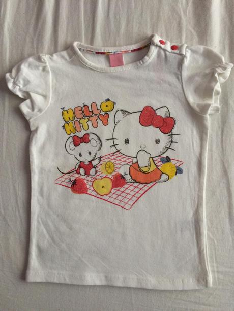Tričko s "hello kitty", c&a,86