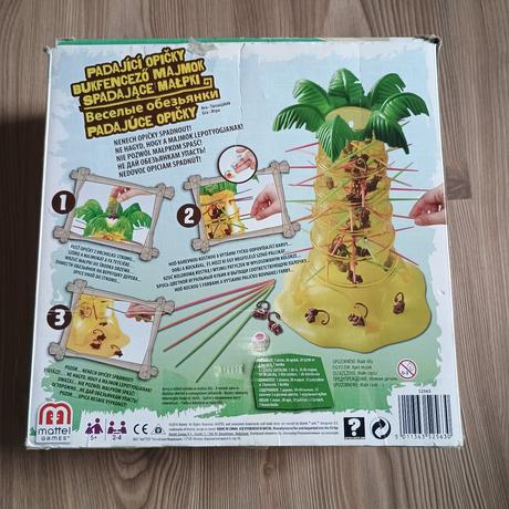 Spoločenská hra padajúce opičky (mattel),