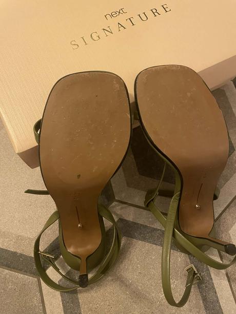 Sandale na vysokom podpadku, next,37