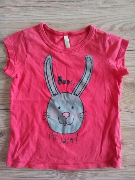 Zajkové tričko, benetton,80