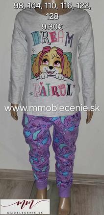 Pyžamo paw patrol, disney,98 - 128