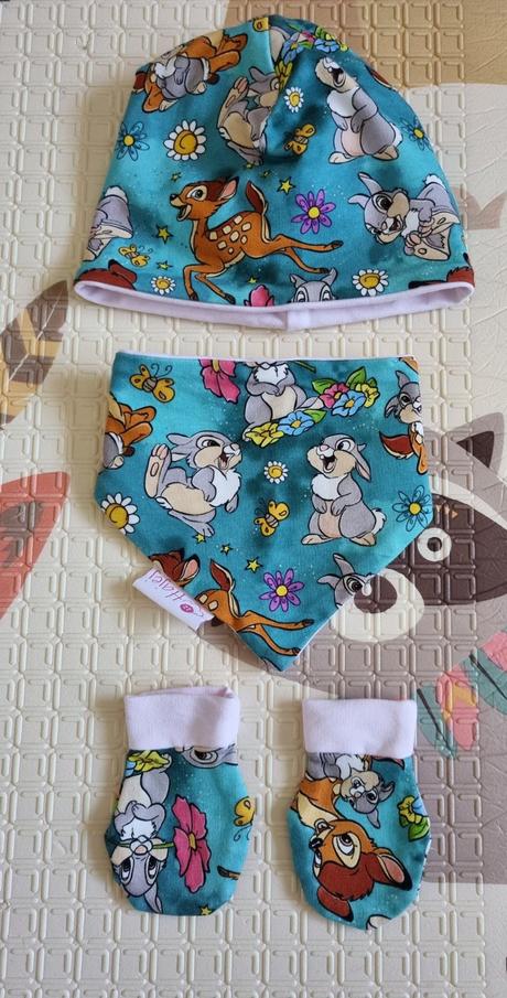 Set - čiapka, nákrčník, rukavičky, 62