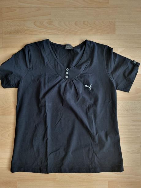 Dámske čierne tričko veľ.l, puma,l