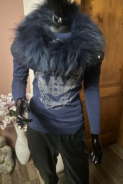 Tmavomodrý nákrčník zn. liu jo originál, liu jo