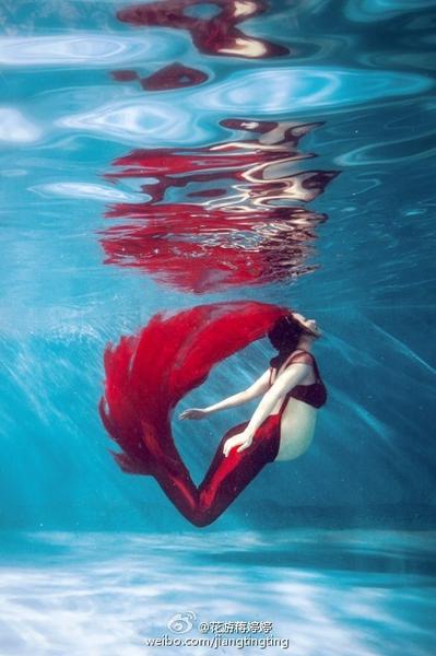 Fotenie tehotných vo vode