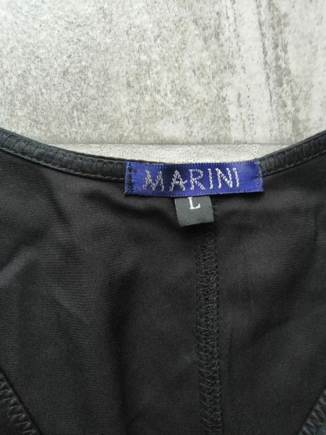 Čierne šaty marini, v38-40,hodvábny polyester, l