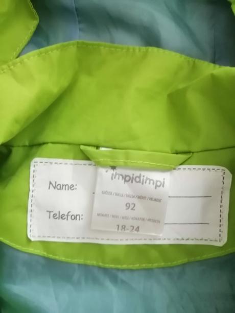 Bundičky 2 ks modrá, zelená vel. 92, impidimpi,92