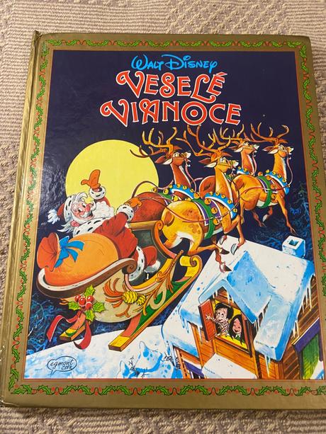 Krásna zberateľská kniha walt disney veselé vianoc, 