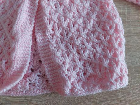 Krásny handmade štrikovaný svetrík veľ.86, 86