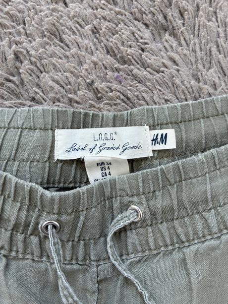 H&m lanove nohavice, h&m,xs