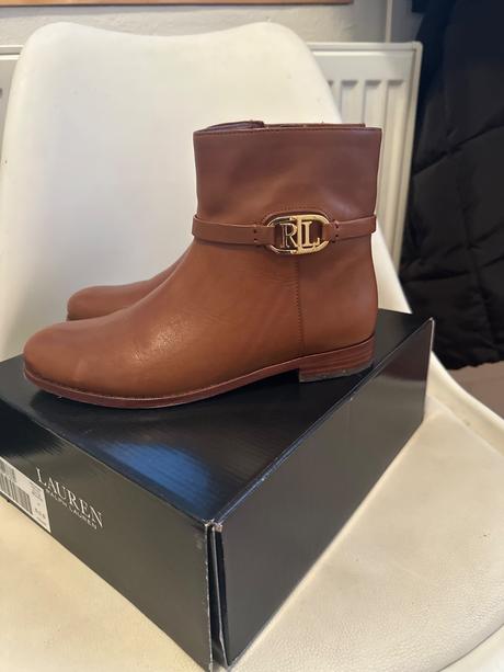 Prechodné členkové čižmičky ralph lauren., ralph lauren,37