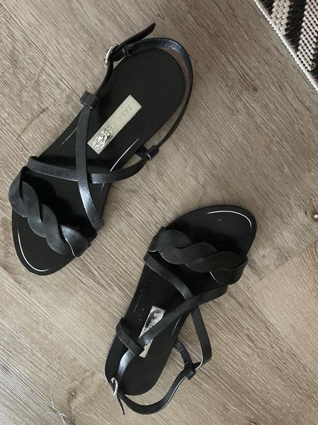 Zara kožené sandálky 36, zara,36