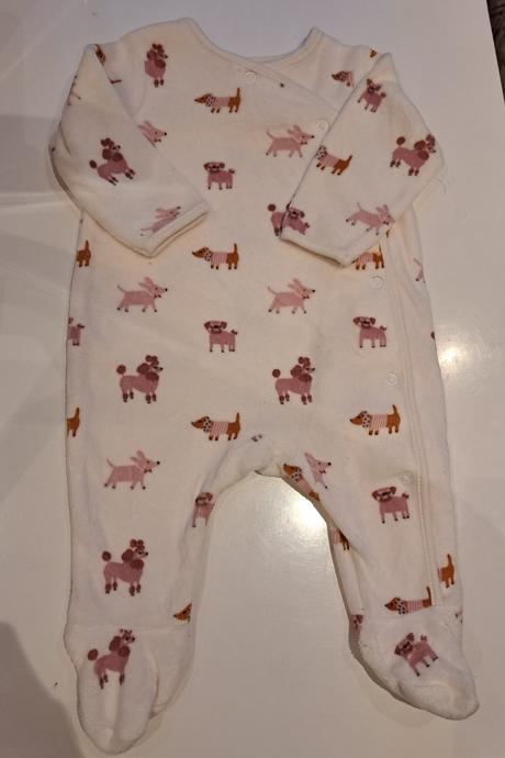 Nenosene zateplene pyžamko 62, c&a,62